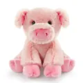 Mignon cochon en peluche rose animal en tissu, poupée assise douce cadeau enfant. - Poupée en Peluche Cochon Rose Assis / Hauteur Assise Environ 22cm