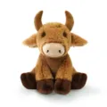 Adorable peluche de vache Highland, douce poupée en peluche, jouet moelleux pour les enfants. - Poupée en Peluche Taureau Assis / Hauteur Assise Environ 22cm