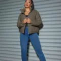 Women winter short puffer jacket casual lapel warm cotton coat outerwear new fashion - S / Tops / Army Green