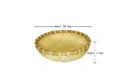 Panier de fruits rond en bambou tisse main cuisine legume egouttoir rangement corbeille - 25.5cm*7.5cm