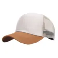 Ademende mesh honkbalpet voor heren en vrouwen, stijlvolle comfortabele zonbeschermingshoed. - Verstelbaar (56-58cm) / Bruin Beige en Beige Net
