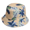 Casual tropische ananas print vissershoed voor dames heren, kaki zonbescherming zonnehoed. - 27#