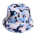 Modieuze camouflage vissershoed voor dames en heren, dubbelzijdige draagbare zonnehoed hoed. - 39#