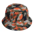 Oranje camouflage vissershoed voor heren en dames, stijlvolle zonnehoed in de lente. - 41#