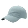 Gewassen katoenen honkbalpet voor dames, effen kleur zachte dad hat, casual zonnekap. - Denim Blauw