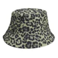 Close-up detail of stylish leopard print bucket hat, casual sun protection cap for spring. - M (56-58cm) / 6#