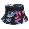 Stijlvolle abstracte print vissershoed voor heren en dames, kleurrijke casual zonnehoed. - M (56-58cm) / 3#