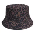 Classic leopard print bucket hat for men and women, casual summer sun protection hat. - M (56-58cm) / 8#