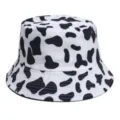 Classic black and white cow print bucket hat for men and women, casual summer sun hat. - M (56-58cm) / 29#