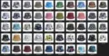 Unisex fashion bucket hat casual summer sun hat featuring assorted printed patterns - M (56-58cm) / 50# Mixed Colors