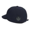 Retro korte brim honkbalpet voor heren en dames, zwarte docker muts met verstelbaar koord. - M (56-58cm) / Cirkel Stijl / Zwart