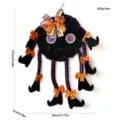 Halloween witch legs hanging wreath decoration festive party prop black mesh spider pendant - Funny Spider Ornament