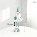 Poupée elfe télescopique de Noël nordique peluche déco maison vacances 50cm vert 330g - Poupée télescopique garçon/fille