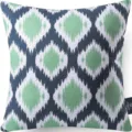 Geometric printed abstract cushion cover, soft peach skin fabric decorative throw pillow case. - 45x45 Square (No Insert) / W0072-15