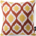 Geometric abstract print throw pillow cover, stylish decorative cushion for sofa bed. - 45x45 Square (No Insert) / W0072-23