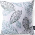 Decorative leaf print throw pillow cover, modern abstract cushion cover for sofa home decor. - 45x45 Square (No Insert) / W0072-30