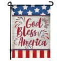 Σημαία κήπου Ημέρας Ανεξαρτησίας ΗΠΑ God Bless America πατριωτική διακόσμηση αυλής. - Στυλ 23