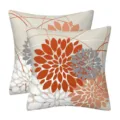 Modern geometric floral throw pillow cover for sofa and living room home decoration - 45x45cm (Without Core) / Style-15