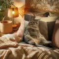 Gemütlicher Katzen-Druck Kissenbezug für Sofa und Schlafzimmer Dekoration, weicher Stoff. - Stil 37