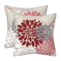 Decorative geometric floral throw pillow cover set, modern abstract cushion case for sofa bed. - 45x45cm (Without Core) / Style-39