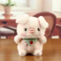 Simpatico ciondolo maialino di peluche, morbida bambola peluche portachiavi per borsa donna. - Maiale Rosa