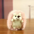 Süßes rosa Igel Plüschtier Puppen Anhänger, weiches Stofftier für süße Geschenke. - Rosa / Ca. 8cm