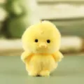 Cute fluffy yellow chick plush toy keychain, soft plush bag pendant, cute animal doll gift - Duck / 13cm
