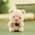 Cute pink pig plush doll pendant, soft stuffed animal toy with nice scent and adorable charm. - About 12cm / Piglet