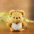 Adorably cute tiger plush pendant, soft stuffed animal keychain for bags and keys decor. - About 11cm / Little Tiger