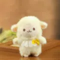 Simpatico agnello di peluche ciondolo borsa, portachiavi di animale farcito morbido per zaino. - Circa 13cm / Giallo