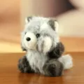 Cute grey raccoon red panda plush toy soft stuffed animal doll cute companion gift for girls. - About 11-13cm / Raccoon Light Gray