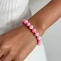 Rosa Perlen Armband Sommer Freizeit Mode Schmuck Charm Accessoire fuer Frauen Variante - Armband (0219) / Hellrosa