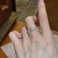 Süßer hohler Perlenring für Damen, eleganter modischer verstellbarer offener Ring Schmuck. - Süßer Hohlperlenstil (JZ5336)