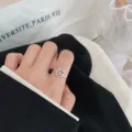 Exquisite silver rhinestone spiral open ring, trendy ins style fashion jewelry for women. - Cat Spiral Rhinestone Open Rings