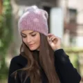 Damen Winter Strickmütze weich dick warm slouchy Wollmütze für kaltes Wetter Alltag Kleidung. - Einheitsgröße / Burgunderrot