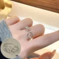 Minimalist silver open heart ring, stylish daily wear finger jewelry piece for women. - Open Adjustable / JZ5282