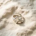 Adjustable silver animal ring with cute leaping creature design, minimalist matte finish jewelry. - Silver Brushed Leaping Animal Style (JZ5585-1) / Open Adjustable