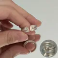 Matte silver geometric irregular open ring, stylish minimalist fashion jewelry for women. - Matte Geometric Ring(JZ5173)