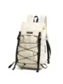 Ultralight foldable backpack for outdoor travel, hiking, and daily casual commuter use. - White