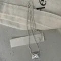 Silver beaded necklace with square smile pendant stylish collarbone chain fashion jewelry - Square Smile Face Necklace (XL2216)