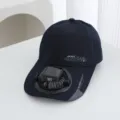 Casquette de baseball d'été à ventilateur solaire, chapeau de soleil avec mini ventilateur. - Solaire + Rechargeable 600MA / Bleu marine