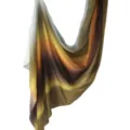 Gradient tie-dye scarf showcasing smooth color transition details and soft fabric texture. - 50