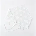 Weißes Spitzen Dreieckkopftuch mit Blumen Mesh Haarband Mode lässiges Haaraccessoire - 65*25cm / Stil 08