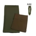 Chiffon headscarf and modal cap set in olivine, elegant Muslim hijab styling accessory. - A44
