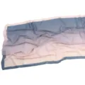 Gradient chiffon scarf detail shot, soft texture and lightweight fabric for women. - 50