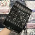 Fashion printed square voile hijab scarf, lightweight summer sun protection wrap shawl. - 46