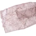 Lightweight chiffon long scarf with floral lace and grid pattern for spring summer wear. - 71