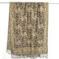 Classic cashmere-feel jacquard paisley tassel scarf, elegant four-season long wrap shawl. - 02 / 180*70cm