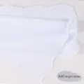 Pañuelo hijab de gasa bordada blanca con borde de encaje festoneado variante A40 blanco - A40