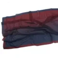 Gradient chiffon long scarf in navy and wine red, soft lightweight Muslim hijab for women. - 23
